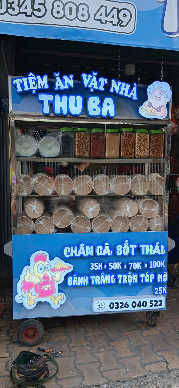 Xe Bán Đồ Ăn Vặt Thu Ba - Ảnh 2