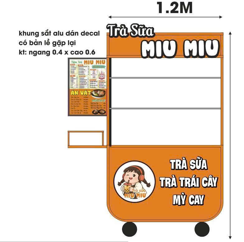 Xe Bán Trà Sữa Miu Miu - Ảnh 2
